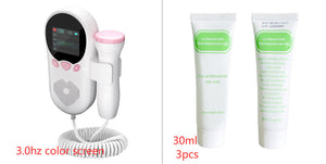 Waterproof Fetal Heart Rate Monitor with LCD Screen for US Patients - Baby’s Two Model Shows Fun heart rate united