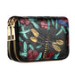 Waterproof Floral Pattern Credit Card Wallet Secure Anti-Theft for United States - Hand-painted Women with Secret