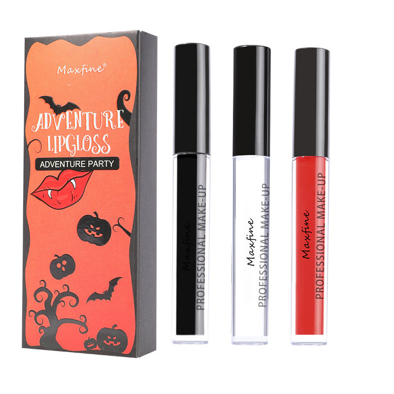 Waterproof Halloween Lipstick Lip Gloss with Easy Color Application - Teleplus for halloween lipstick lip glaze