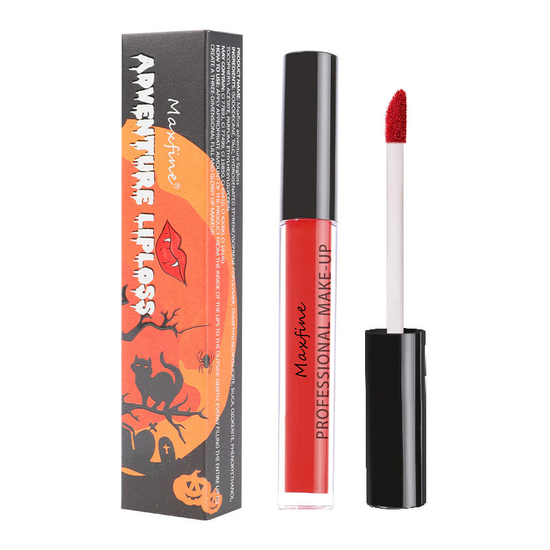 Waterproof Halloween Lipstick Lip Gloss with Easy Color Application - Teleplus for halloween lipstick lip glaze