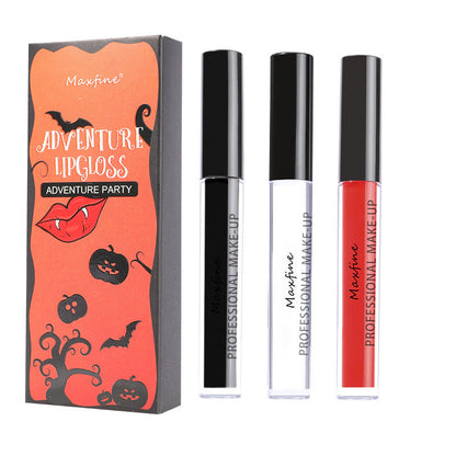 Waterproof Halloween Lipstick Lip Gloss with Easy Color Application - Teleplus for halloween lipstick lip glaze