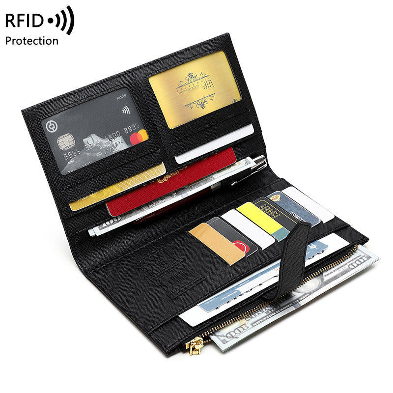 Waterproof Leather Wallet for Men and Women with RFID Blocking Protection - Teleplus