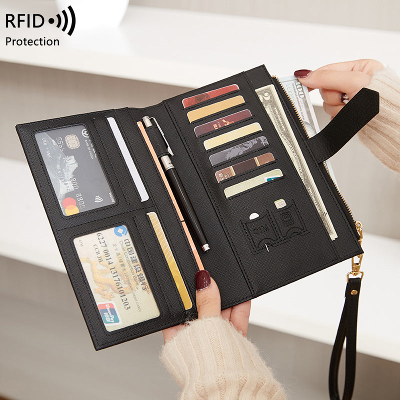 Waterproof Leather Wallet for Men and Women with RFID Blocking Protection - Teleplus