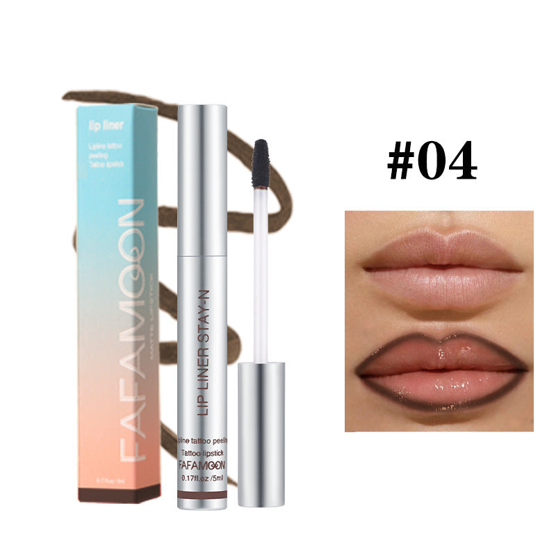 Waterproof Lip Lacquer for Discoloration Resistance and Smooth Application - Teleplus stripping lip liner waterproof