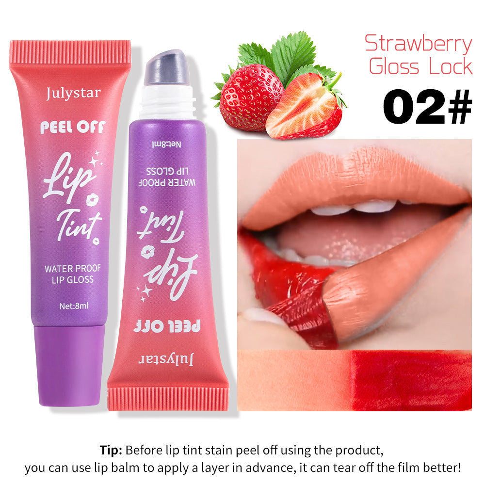 Waterproof Lip Lacquer Matte with Makeup Fruit Flavor 8ml - Teleplus makeup fruit flavor pull lip lacquer matte