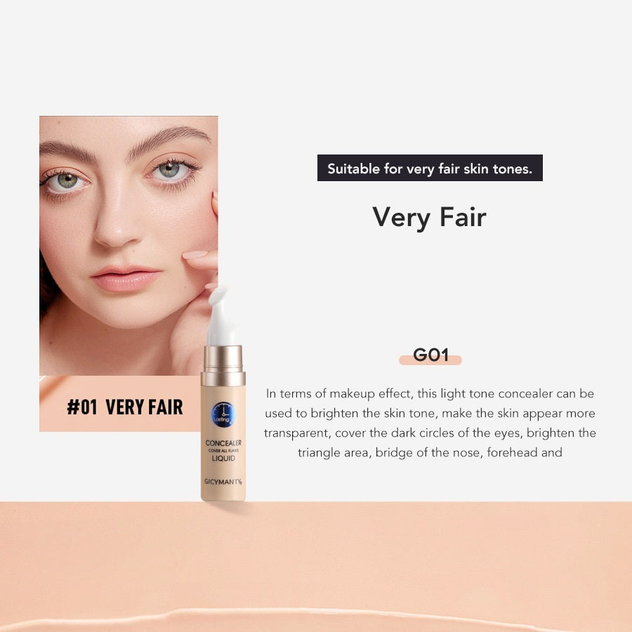 Waterproof Liquid Concealer to Improve Skin Color and Cover Imperfections - Teleplus improve skin color liquid