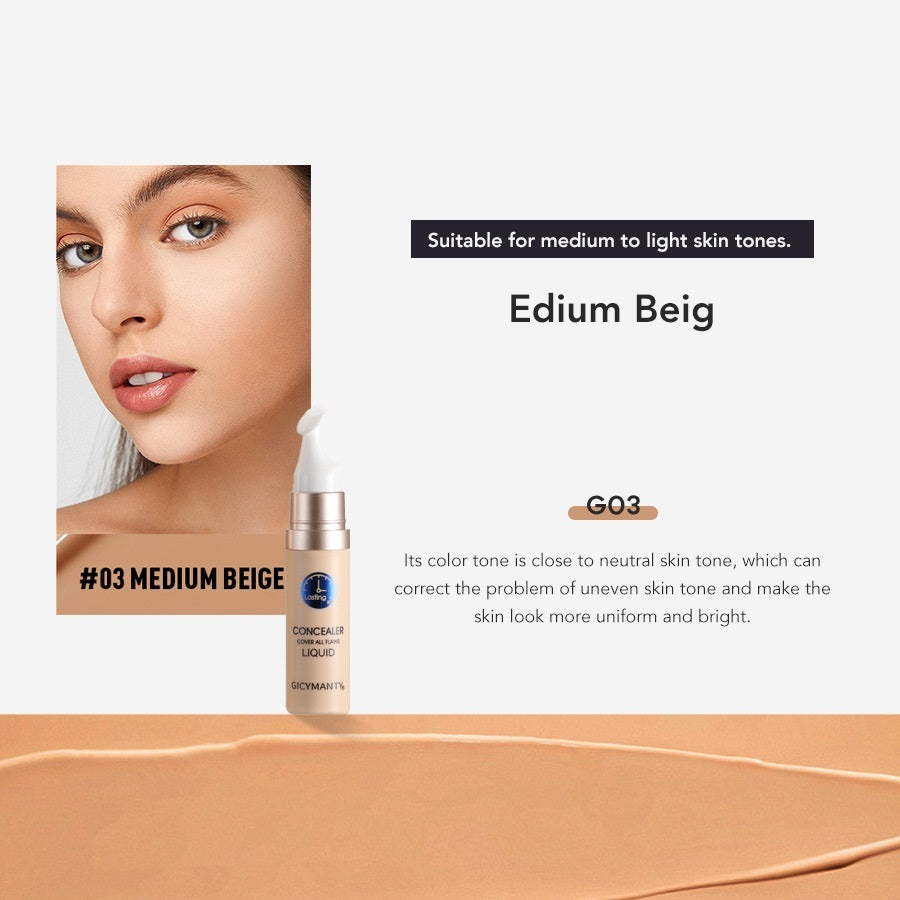 Waterproof Liquid Concealer to Improve Skin Color and Cover Imperfections - Teleplus improve skin color liquid