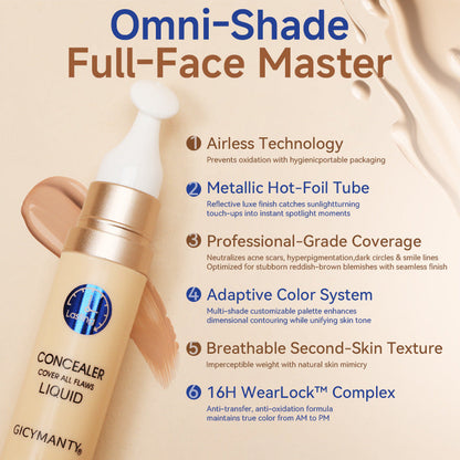 Waterproof Liquid Concealer to Improve Skin Color and Cover Imperfections - Teleplus improve skin color liquid