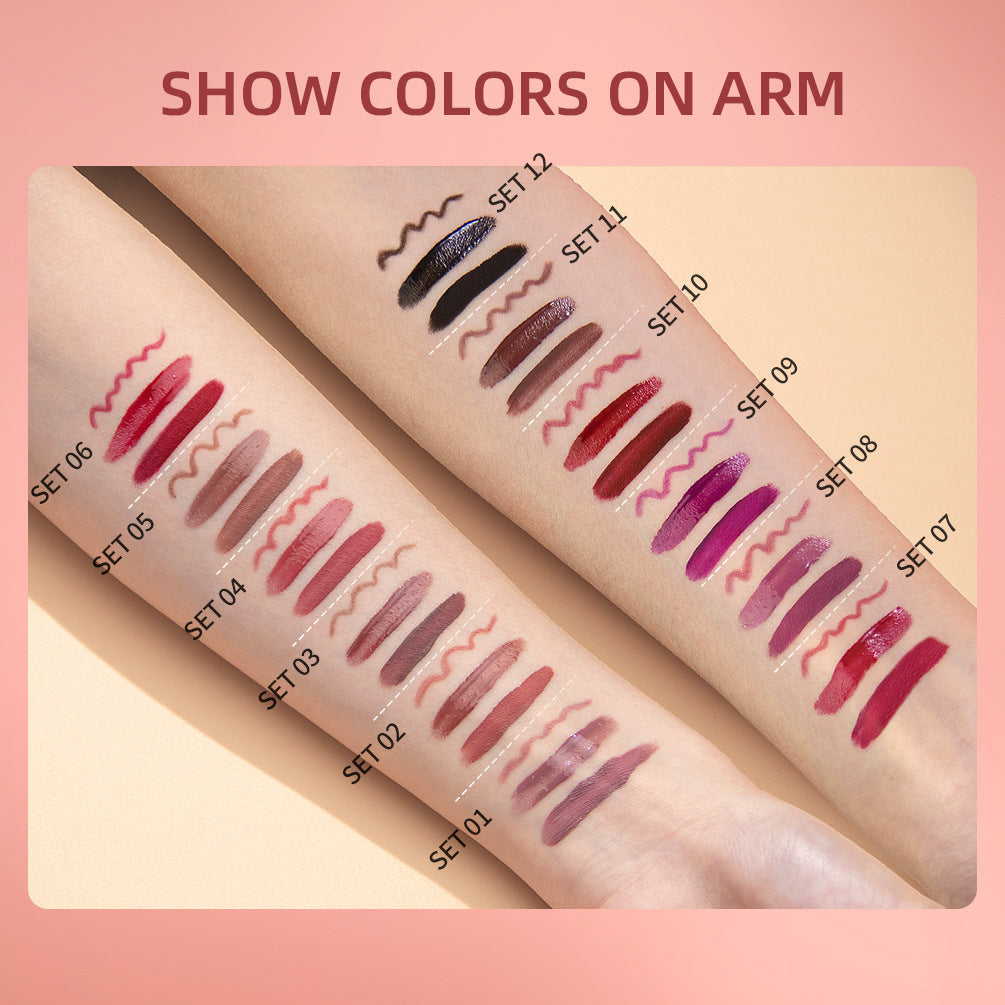 Waterproof Matte Finish Lip Lacquer with Long-Lasting Moisturizing - Teleplus cup lip lacquer matte finish moisturizing