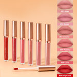 Waterproof Matte Lipstick Set for Makeup Lip and Gloss - Teleplus lip gloss matte waterproof makeup