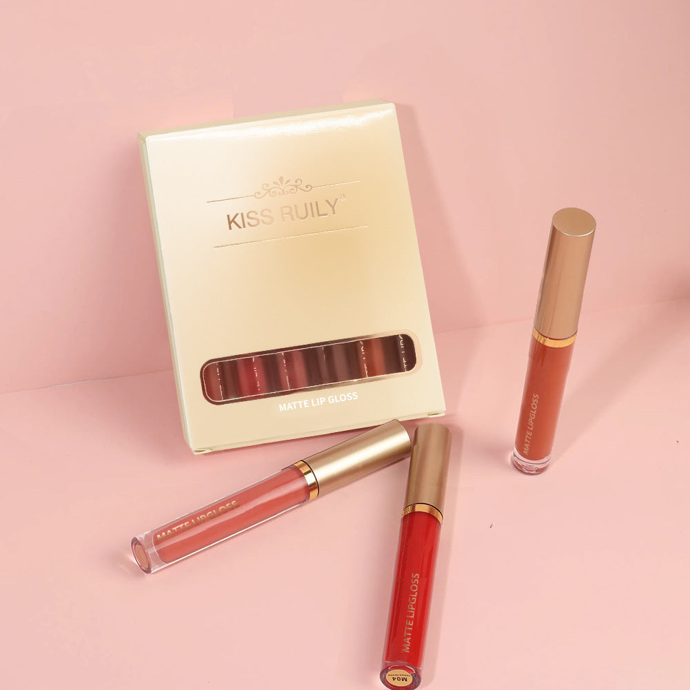 Waterproof Matte Lipstick Set for Makeup Lip and Gloss - Teleplus lip gloss matte waterproof makeup