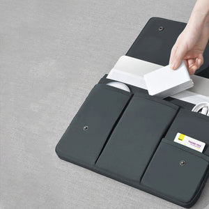 Waterproof Nylon Camera Laptop Bag with Magnetic Buckle and Multiple Pockets - Teleplus