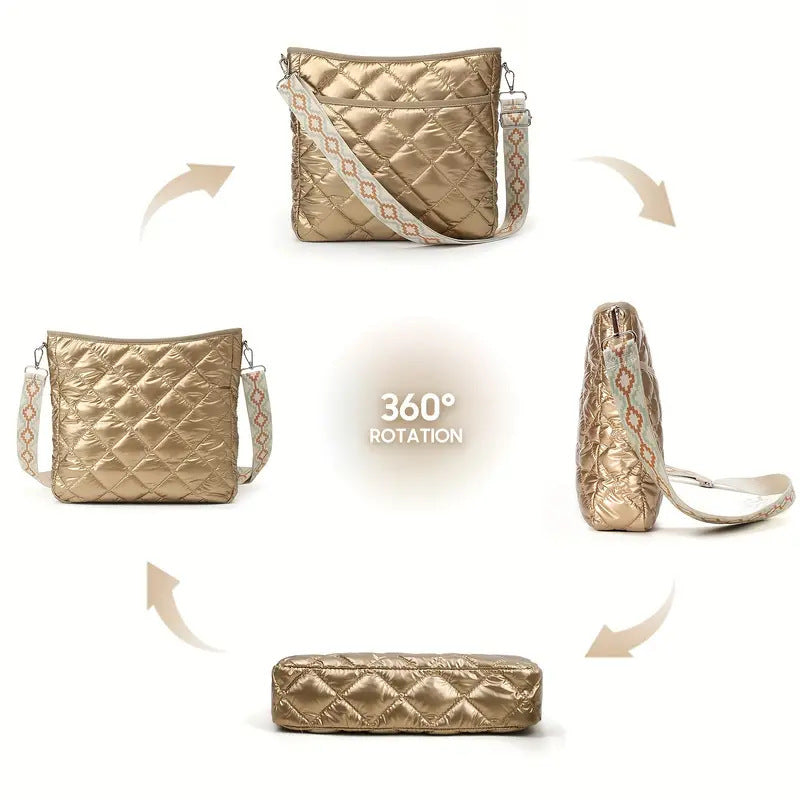 Waterproof Nylon Crossbody Bag for Travel and Outdoor - Teleplus waterproof nylon crossbody bag outdoor