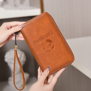 Waterproof Polyester Credit Card Holder with Anti-Theft Sleeve - Teleplus