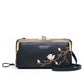 Waterproof PU Leather Wallet with Floral Lining for United States Buyers - So Big It Needs a Seatbelt Girls united