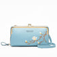 Waterproof PU Leather Wallet with Floral Lining for United States Buyers - So Big It Needs a Seatbelt Girls united