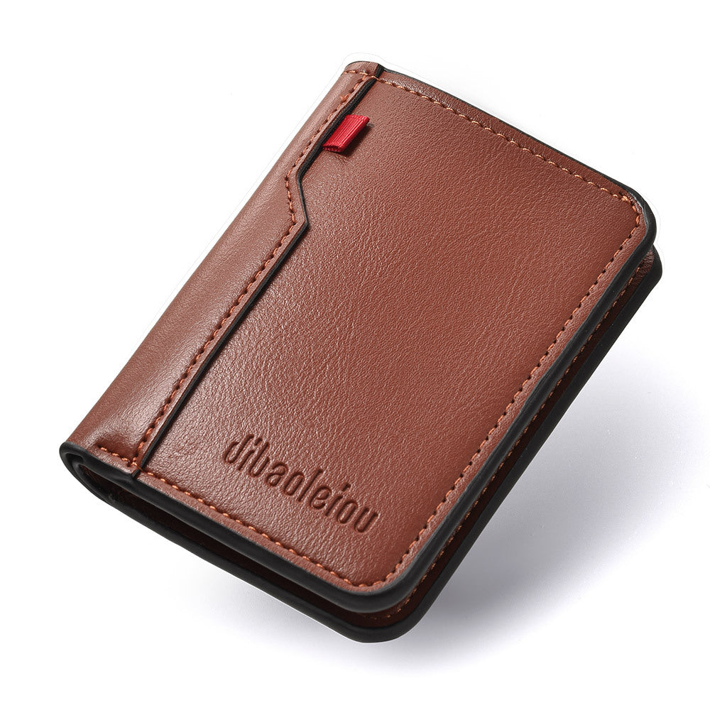 Waterproof PU Wallet Ultra Lightweight Slim Bifold for Men and Women