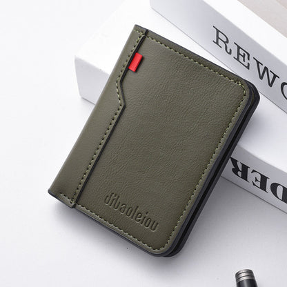 Waterproof PU Wallet Ultra Lightweight Slim Bifold for Men and Women