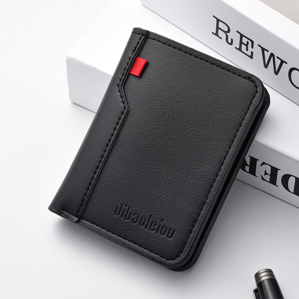 Waterproof PU Wallet Ultra Lightweight Slim Bifold for Men and Women