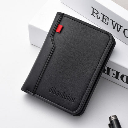Waterproof PU Wallet Ultra Lightweight Slim Bifold for Men and Women