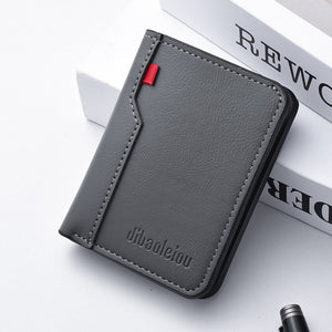 Waterproof PU Wallet Ultra Lightweight Slim Bifold for Men and Women