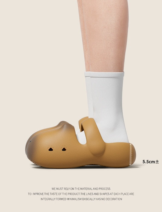 Waterproof Shoe Upper EVA for Crocs Brown and Gray Size 36-41 - Teleplus waterproof shoe upper crocs brown eva