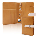 Waterproof Slim Leather Wallet for Men and Women Bifold RFID Blocking