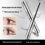 Waterproof Steel Tube Mascara for Long Thick Curly Black Lashes - Curl Teleplus steel tube mascara eyelash curler