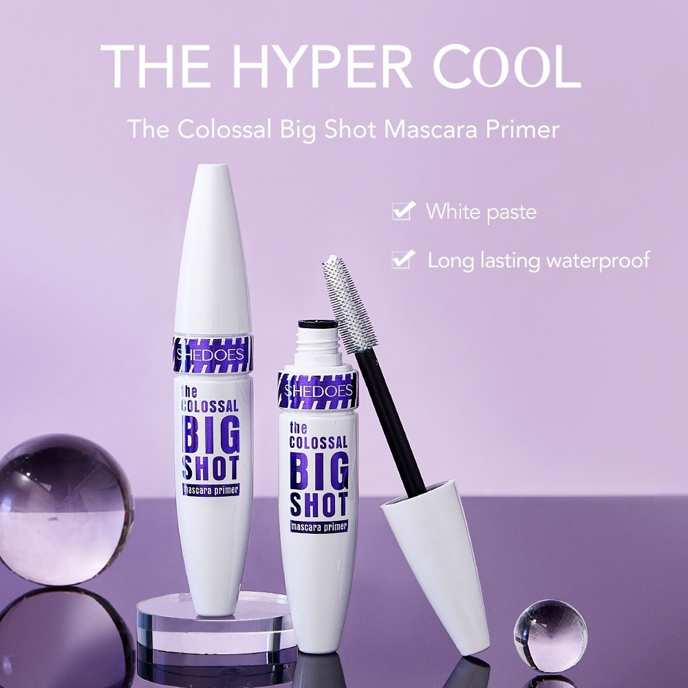 Waterproof White Mascara 10ML Curling Eye Makeup for All Skin Types - Teleplus waterproof white mascara 10ml curling