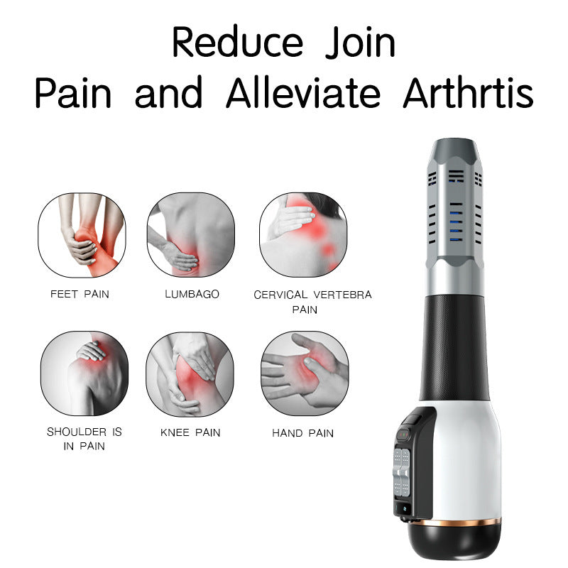 Wave Pulse Massage Physiotherapy Instrument Light with Blow Therapy Device - blow physiotherapy instrument light wave