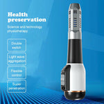 Wave Pulse Massage Physiotherapy Instrument Light with Blow Therapy Device - blow physiotherapy instrument light wave