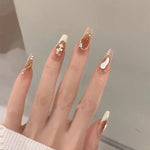 Wearable Nail Sticker Set for Perfect Finished Nails in Various Sizes - wearable nail sticker finished love