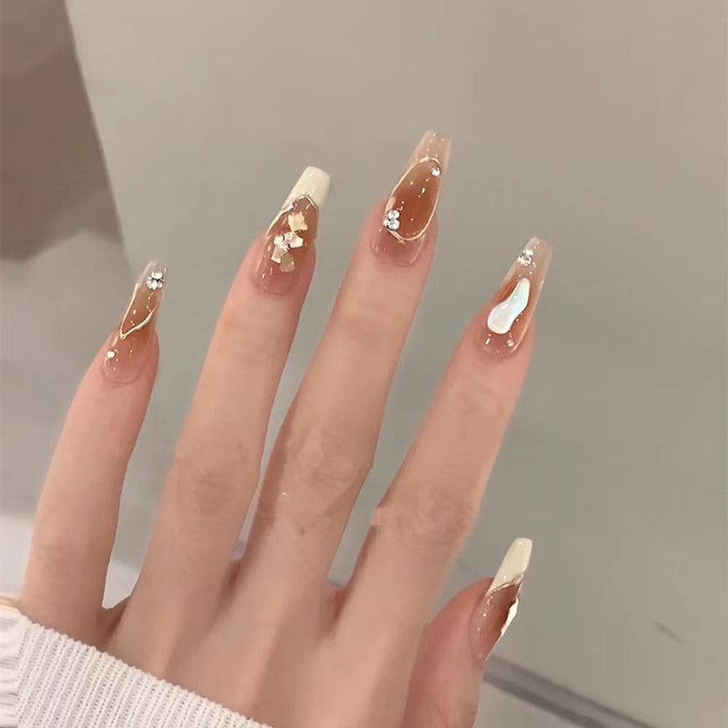 Wearable Nail Sticker Set for Perfect Finished Nails in Various Sizes - wearable nail sticker finished love