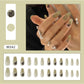 Wearable removable nail sticker set with detachable designs and glue - Teleplus Removable Nail Sticker Set Detachable