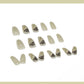 Wearable removable nail sticker set with detachable designs and glue - Teleplus Removable Nail Sticker Set Detachable