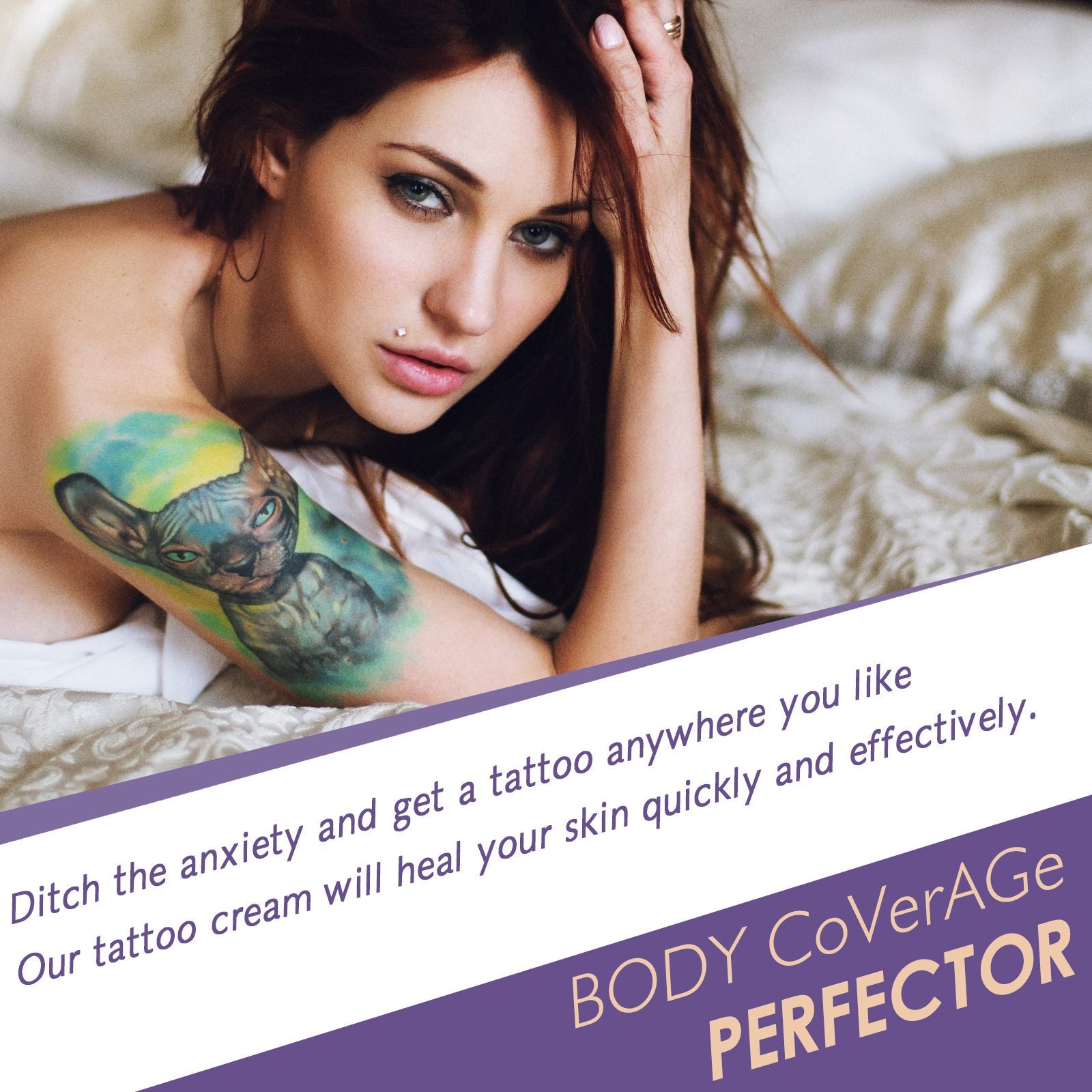 Waterproof Body Concealer for Tattoos and Scar Coverage 74ml - West & Month Tattoo Magic body concealer waterproof