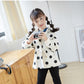 Western Style Polka Dot Jacket for Babies Casual Tops in Cotton Blend - Teleplus Baby western style polka dot jacket