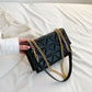 Western Style Rhombus Embroidery Thread Shoulder Messenger Bag for Daily - Teleplus western style rhombus embroidery