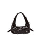 Western Style Underarm Bag with Polyester Design and PU Outer Pocket - Teleplus design western style underarm bag