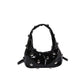 Western Style Underarm Bag with Polyester Design and PU Outer Pocket - Teleplus design western style underarm bag
