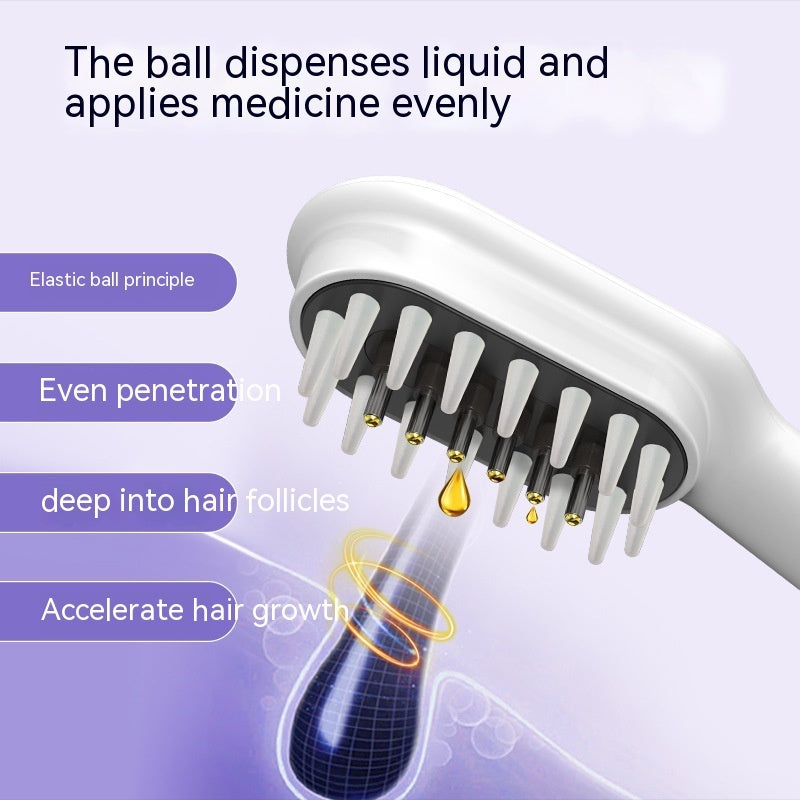 White 9 154 Scalp Medicine Feeder with Red Light Hair Massage Therapy - Teleplus scalp medicine feeder care massage red