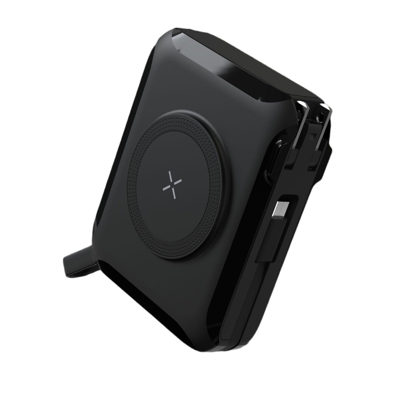 White and Black Magnetic Suction Travel Charger with 65W Multifunctional Power Bank - Teleplus 65w multifunctional