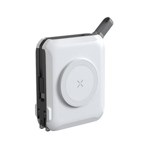 White and Black Magnetic Suction Travel Charger with 65W Multifunctional Power Bank - Teleplus 65w multifunctional