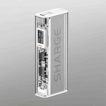 White and Black Plastic Shell Fast Charging Support for Devices - Teleplus fast charging support black plastic shell