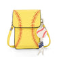 White and Yellow Soft PU Shoulder Bag with Internal Zipper Single Strap - Teleplus shoulder bag