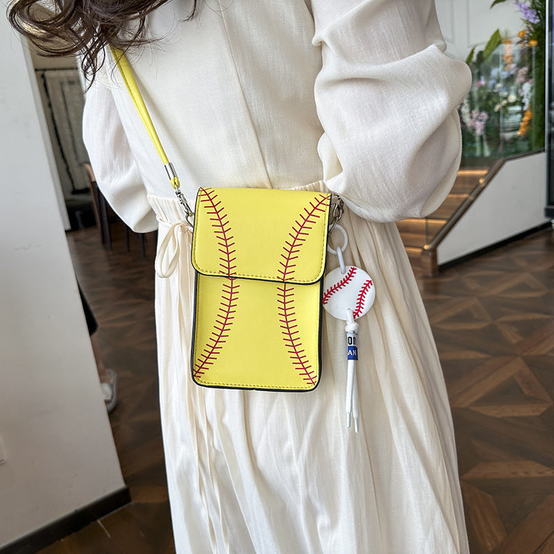 White and Yellow Soft PU Shoulder Bag with Internal Zipper Single Strap - Teleplus shoulder bag
