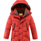 White Duck Down Winter Jacket for Boys Padded Children Casual Solid Color - Teleplus winter jackets duck padded children