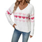 White Long Sleeve Pullover for Women Loose Fit Lightweight Velvet Top - Teleplus long sleeve
