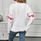 White Long Sleeve Pullover for Women Loose Fit Lightweight Velvet Top - Teleplus long sleeve