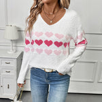 White Long Sleeve Pullover for Women Loose Fit Lightweight Velvet Top - Teleplus long sleeve